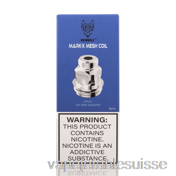 Vape Suisse Snowwolf Mark-X Bobines De Remplacement Bobines 0,3ohm